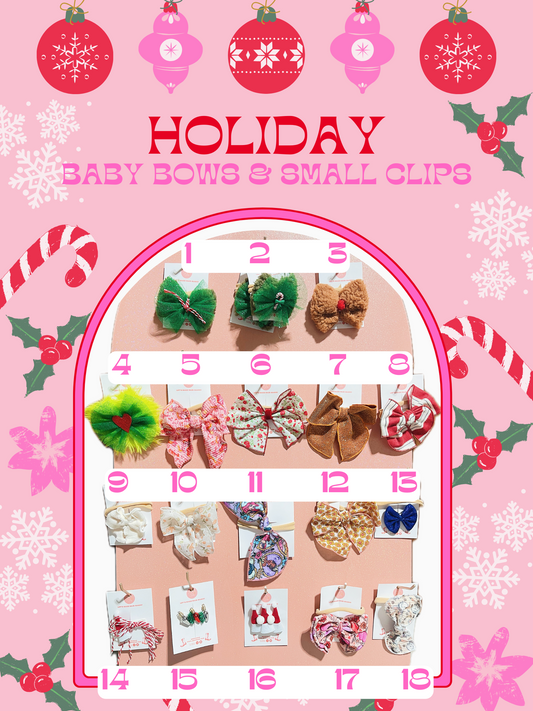 Holiday Styles | Baby Bows & Small Clips