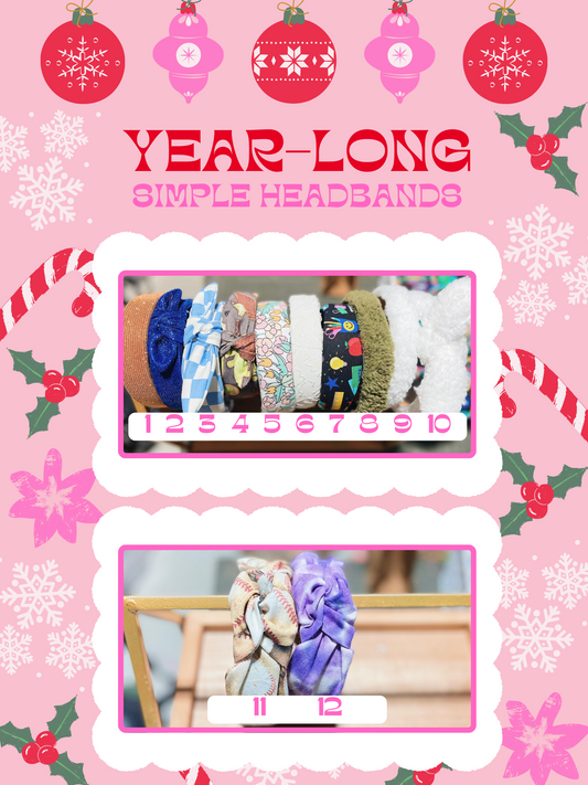 Holiday | Year-Long Simple Headbands